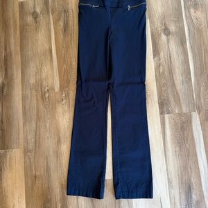 Violets & Roses Navy Work Pants Size 8/29 Slight Flare